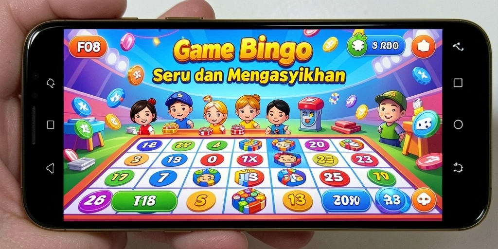 Tampilan gameplay seru di FO8 Bingo.