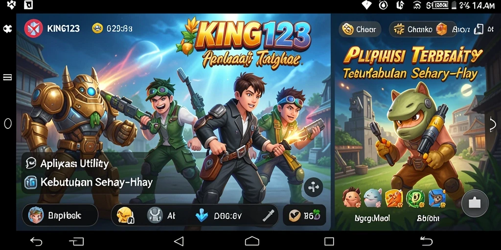 Tampilan antarmuka KING123 yang modern dan intuitif.