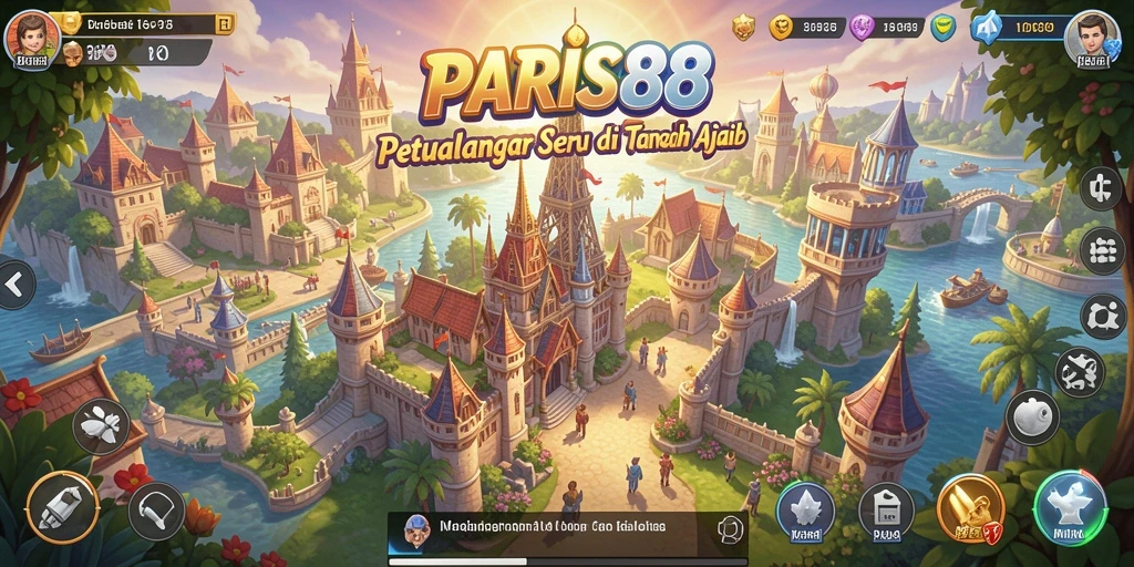 Screenshot gameplay PARIS88 menunjukkan aksi seru dan petualangan menawan.