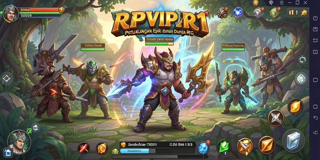 Gameplay RPVIP1 yang menakjubkan dalam dunia RPG yang luas.