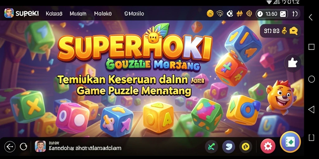 Tampilan gameplay yang menantang dan menarik dari SUPERHOKI.